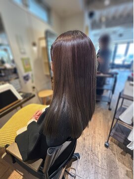 パプス ド コワフュール 川西能勢口店(Pap's de coiffeur) 頭美人ストレートロング