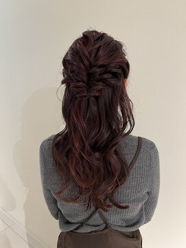 アヴァンスクロス あべのルシアス店(AVANCE.CROSS) ハーフアップ