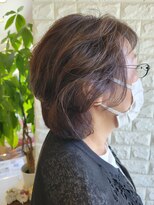 松本平太郎美容室 吉祥寺パートファイブ(PART5) 40代50代60代×ショートレイヤー×イノアカラー×ハイライト