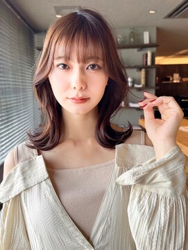 ロンド ラマ 岐阜(Lond bla-ma) 髪質改善/ミディアム/レイヤー/くびれ