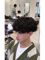 オーシャントーキョー 仙台(OCEAN TOKYO)&nbsp;波巻きツイストスパイラルツーブロック刈り上げメンズパーマ