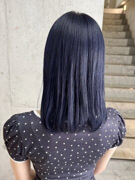 ルノン(LUNON) 暗めカラーグランマッシュデザインカラーフェイスフレーミング