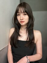 プロス(Pros) 顔周りレイヤー/オリーブグレージュ