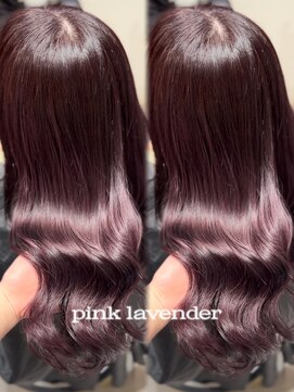 ユーフォリア 青山(Euphoria) うる艶髪*ブリーチ1回からできる大人可愛いピンクラベンダー