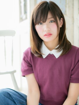 大人かわいいぱっつん前髪フェアリーレイヤーa小山10代20代30代