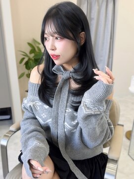 ふわっと仕上がる！韓国風レイヤーカット