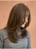 やわらかい髪質感レイヤー