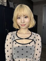 サンドイエナ 横浜店(sand yena)&nbsp;くびレイヤーボブルフネビージュ小顔ワンレンこなれミディ