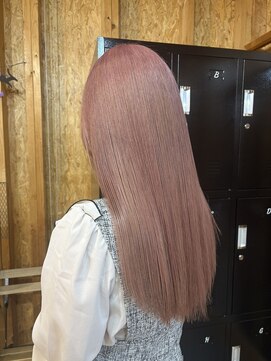 アフターニュース 新潟(afternews) ピンクベージュ/ダブルカラー/ケアブリーチ/髪質改善/駅前/駅南