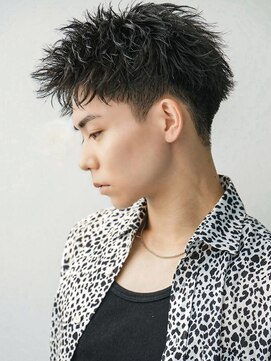 MEN'S HAIR BLEACHi 四日市店【メンズ ヘア ブリーチ】 《BLEACHi》アクシスショート(サイド)【numberA.×BLEACHi】