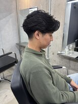 オルカ(ORCA) ニュアンスパーマ/men's/センターパート/ダウンパーマ/新宿/藤沼