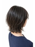 春カラー◆束感ショートレイヤー外ハネ/20代30代40代