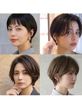 ビュートリアム 梅田(BEAUTRIUM)の写真/≪小顔にみせる顔周りカット≫あなたの雰囲気に合わせてカットしてくれる☆横顔もキレイにかわいく♪