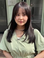 ツイ 新潟駅南けやき通り(tui)&nbsp;アッシュグレージュ/ロングレイヤー/レイヤーカット