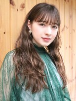 ブゾン(buZon)&nbsp;【buZon ブゾン】ゆるウェーブロング×アッシュベージュ