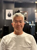 ザマンニューヨーク メンズ 白金店(THE MAN NewYork)&nbsp;白髪を綺麗に魅せる大人のサイドパート/白金台/目黒
