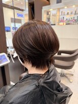 カイノ イオンモール草津店(KAINO) ハンドブローで毛流れしっかり大人ショートボブ