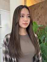 零秒女髪 千里丘店&nbsp;髪質改善で叶える透明感艶ロングストレート艶髪美髪艶カラー艶感
