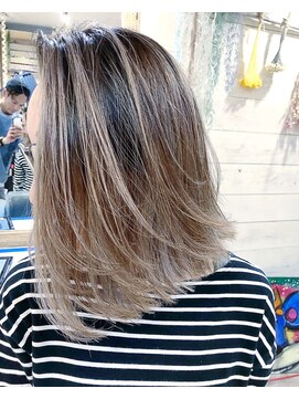 トーク 伊丹本店(TAL'KE) TAL'KE/バレイヤージュ×ホワイトアッシュ_424