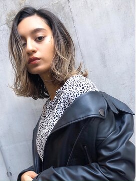 メリー(merry craftsman's factory) バレイヤージュハイライトカラーアッシュベージュグレージュ