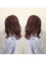 デザイン フォー ヘアー グランツ プロデュース バイ ヒス(Design for hair GRAnt'z)&nbsp;ピンクパープルベージュ