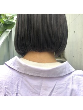 ユノ(juno) ボブ×ラベンダーグレージュ