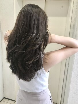 ヘアーデザイン シュシュ(hair design Chou Chou by Yone) 上品な大人ロング×ダークオリーブアッシュ♪