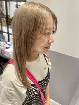 スタジオ ノル(studio noll) 【新宿 studio noll やまだ】1ブリーチ×ベージュ♪_210803