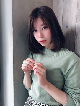 クシュ 所沢東口店(kusyu...) ショコラベージュ×ボブルフ×カール×ベビーバング×所沢