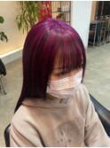 【W_SALON 河原町】アンブレラカラー/ ビビッドパープル