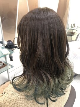 プールドゥマン 屯田(POUR DEMAIN) デザインカラー/ダブルカラー/裾カラー/グラデーションカラー