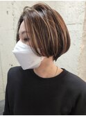 【新宿penelope】ハンサムショート×ハイライトカラー!遠藤至