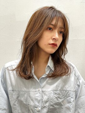 ロンド パルティール 大宮(Lond partir) シルキーベージュカラー×大人ミディアム×レイヤースタイル