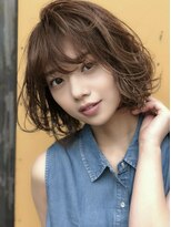 アン センター南(un)&nbsp;優しいフンワリカールボブ【センター南髪質改善オージュア】
