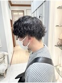 メンズ波巻きパーマ【銀座】鶴岡
