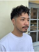 爽やかアップバング
