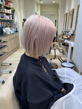 ステラバイケンジ(STELLA by KENJE) 大人綺麗ボブ/藤沢/髪質改善縮毛矯正/ショート/脱白髪染め透明感