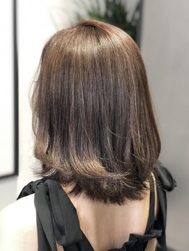 スカーレット(Scar/let) 結べるボブ/ロブ/くびれヘア/ラベンダーカラー/大人女性