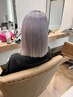 ◇【 CARE ブリーチを使用したダブルカラー 】1ブリーチ＋透明感カラー/