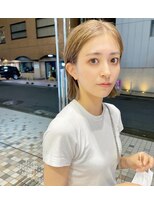 スニュウ(snuw)&nbsp;ミルクティベージュ/レイヤーカット/インナーカラー/ボブ