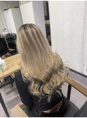 ブリーチ/髪質改善/ボブウルフ/エクステ/ダブルカラー