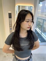 エイム(AiM)&nbsp;レイヤーカット/ハイレイヤー/ブルーブラック/透明感カラー