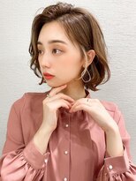 アフロート エル 大阪(AFLOAT L) 大人ガーリー/耳かけショート/ニュアンスパーマ/似合わせカット