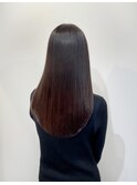 《湿気ケア×極上艶》髪質改善ストレート×ロングスタイル