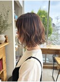 大人フェミニンボブ