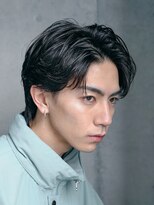 韓国センターパートニュアンスパーマフェザーパーマメンズカット