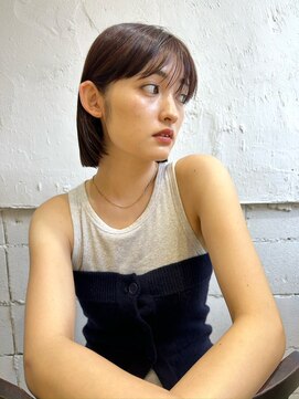 ソト 銀座(soto.) ハイライトカラー/くびれヘア/レイヤーパーマ/ミニボブ[銀座]