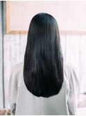 大人かわいい暗髪スタイル