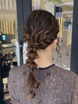 アース 恵比寿店(HAIR&MAKE EARTH) 結婚式お呼ばれヘアセット