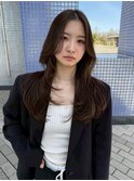 ◎韓国ヘアー顔周りレイヤーおくれ毛前名駅名古屋駅前髪質改善